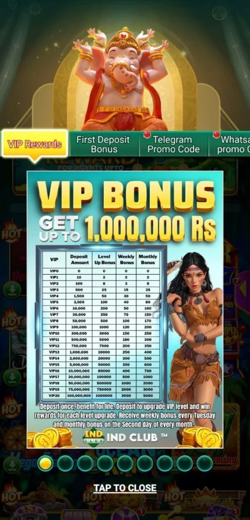 Interactive Indian Club Game experience via Yono Games app